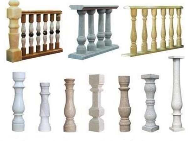 Примеры каменных балясин и перил Примеры каменных балясин и перил