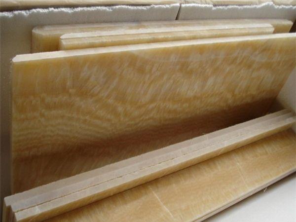 Заготовки из оникса для подоконников