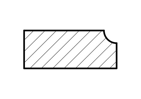 Варианты торцов без подклейки 4