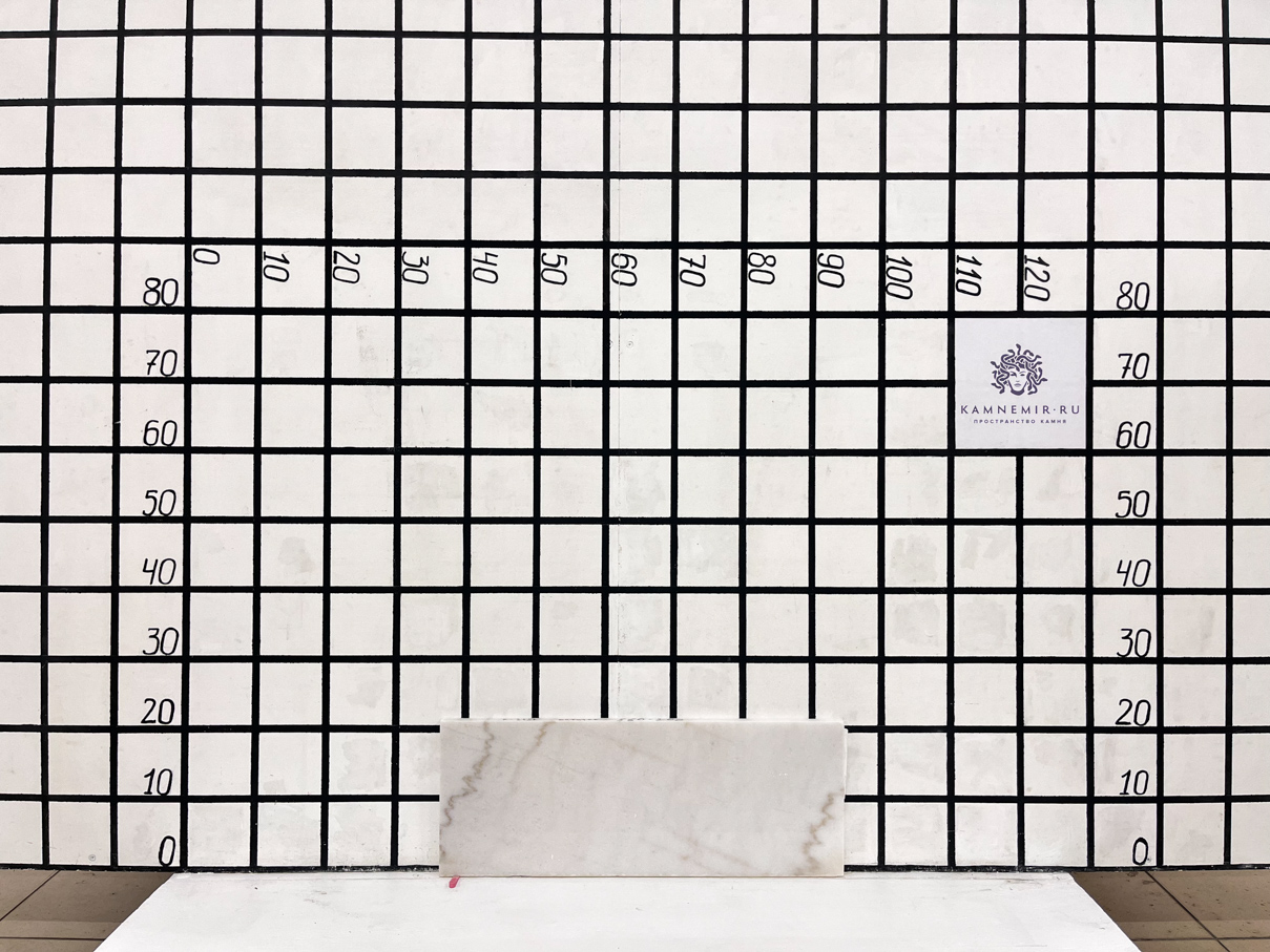Изображение Заготовка  (550х200х18 мм)/Мрамор Guangxi White/Белый/Полировка