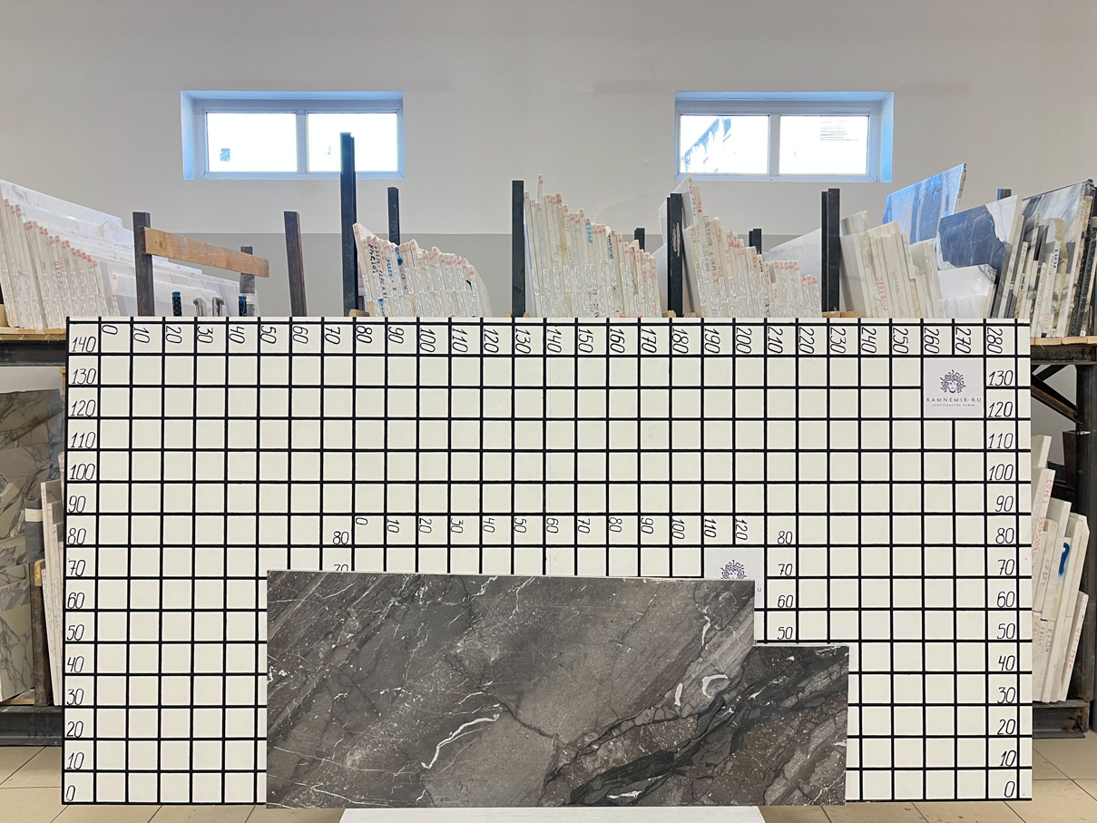 Изображение Заготовка F3315 (1510х690х20 мм)/Мрамор Arabescato Gridjio/Серый/Полировка