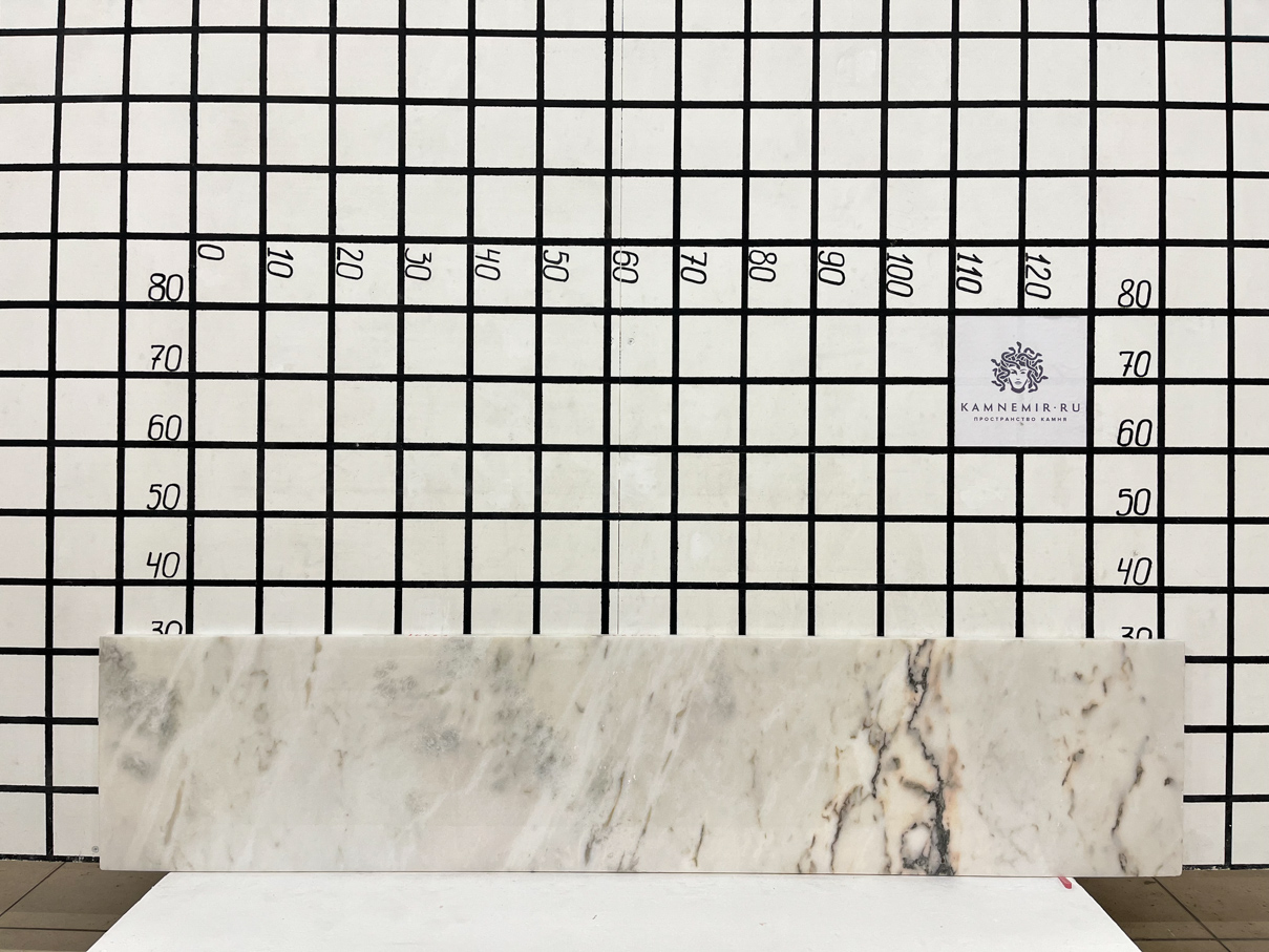 Изображение Заготовка  (1500х300х20 мм)/Мрамор Bianco Lasa Vena Oro/Белый/Полировка