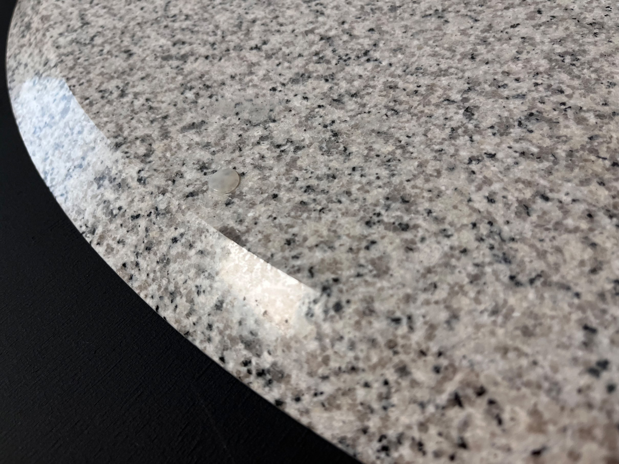 Столешница 10 (645х455х20 мм)/Гранит Bianco Cristal/Белый/Полировка - изображение 4