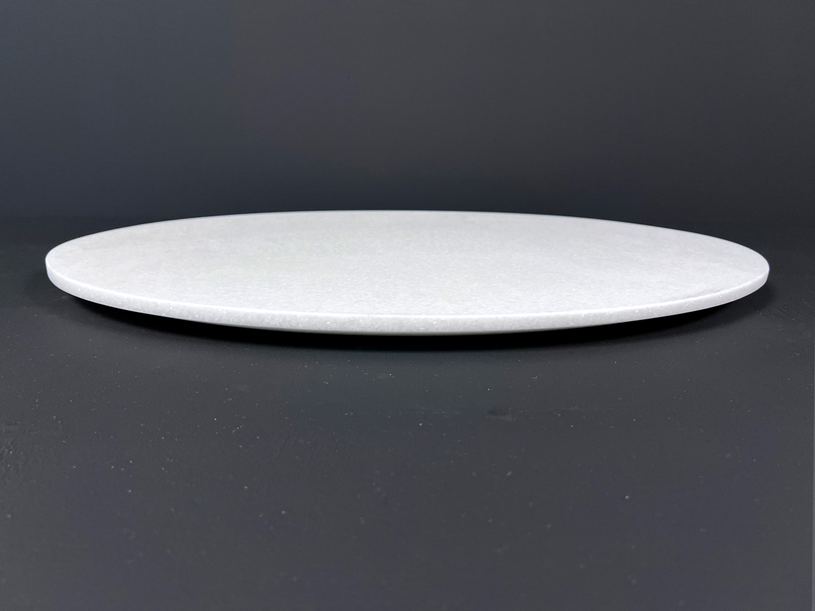 Столешница 8 (465х310х20 мм)/Мрамор Thassos/Белый/Антик - изображение 2