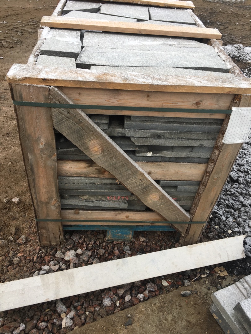 Остатки (не мерные) F0216 (1х1х30 мм)/Гранит Габбро/Черный/Пиленый - изображение 3