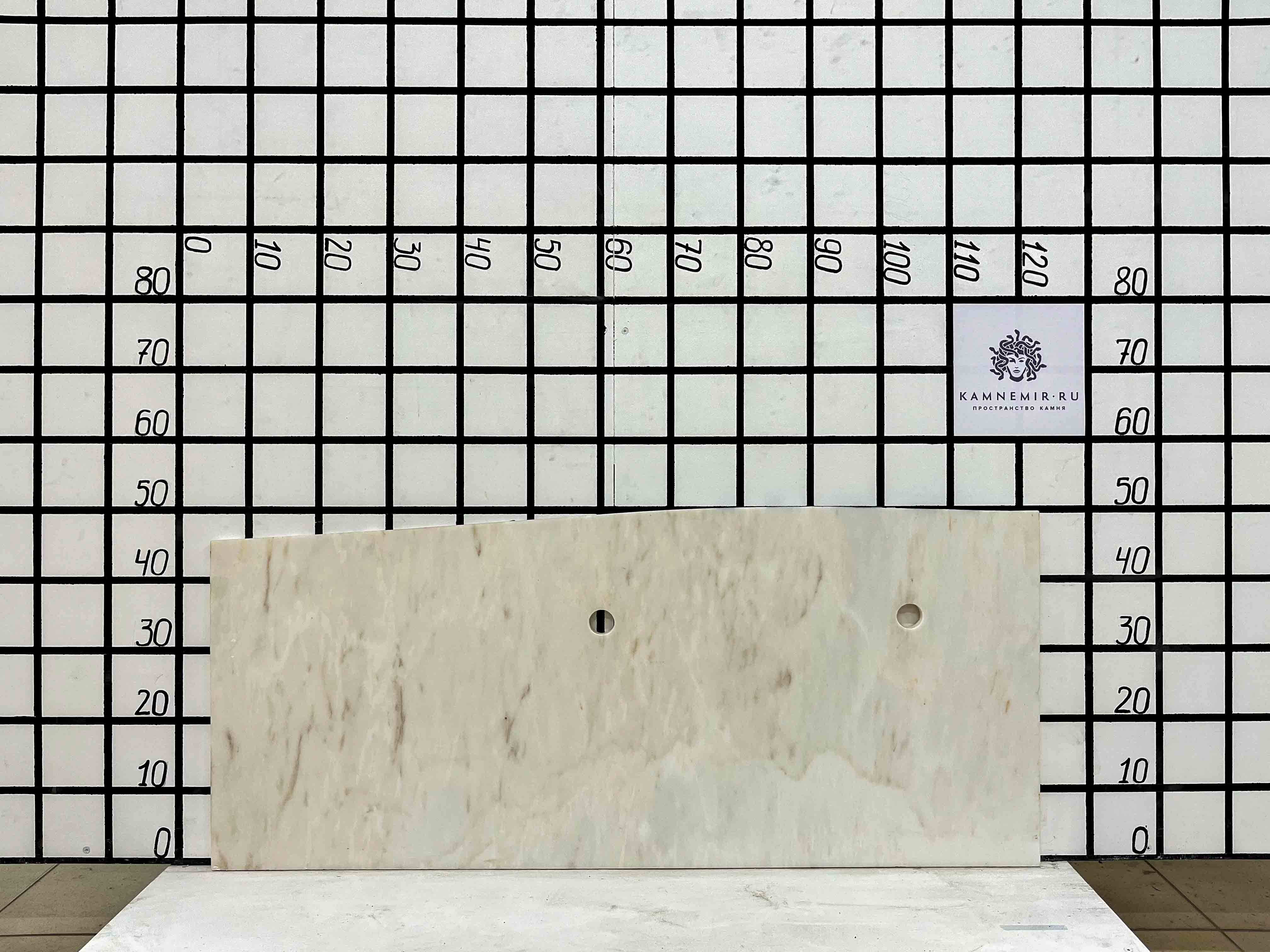 Изображение Заготовка F2483 (1140х320х20 мм)/Мрамор Bianco Lasa Vena Oro/Белый/Антик