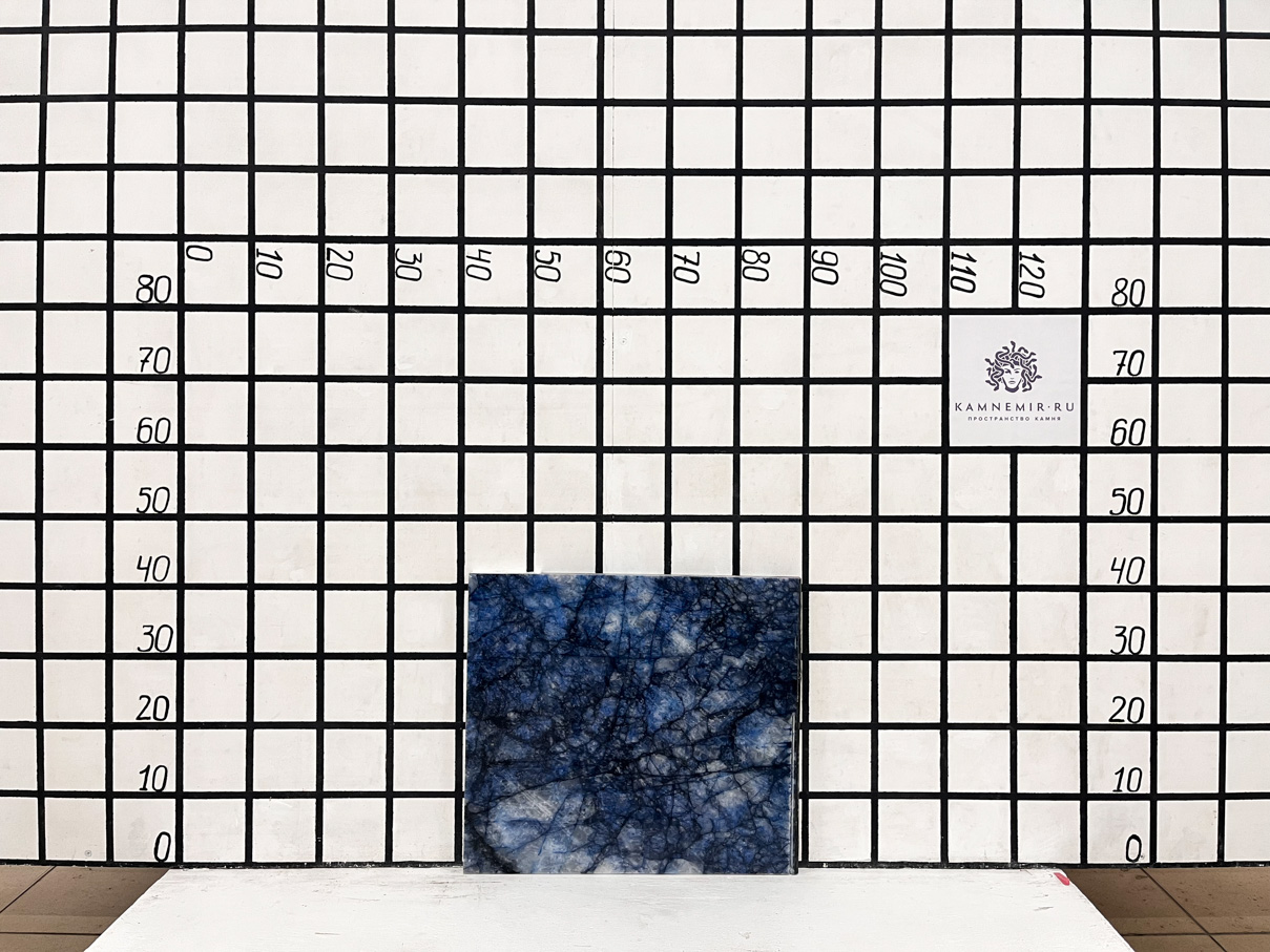 Изображение Заготовка  (450х400х20 мм)/Кварцит Cristallo Blue/Голубой/Полировка