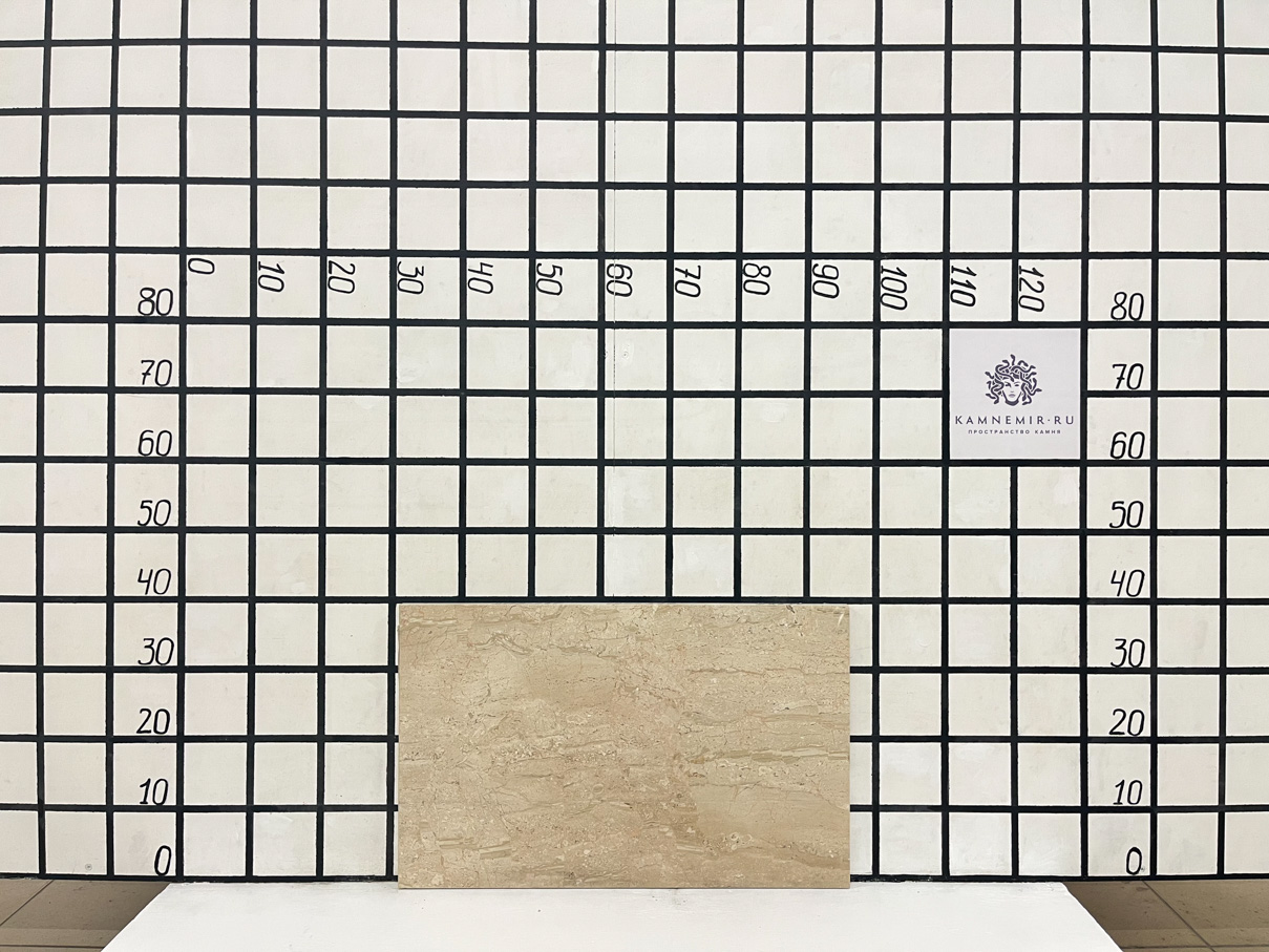 Изображение Заготовка  (620х390х20 мм)/Мрамор Daino Reale/Бежевый/Полировка