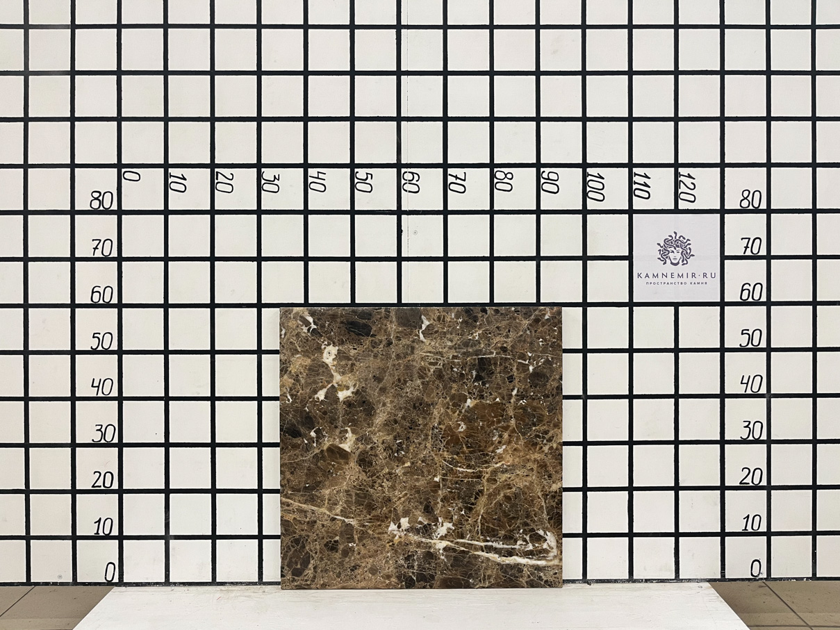 Изображение Заготовка F3647 (590х590х20 мм)/Мрамор Emperador Dark/Коричневый/Полировка