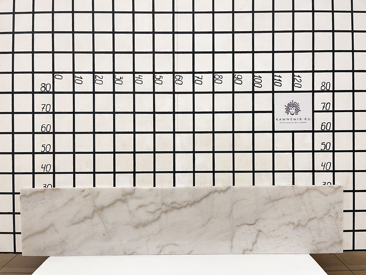 Изображение Заготовка  (1560х300х18 мм)/Мрамор Guangxi White/Белый/Полировка