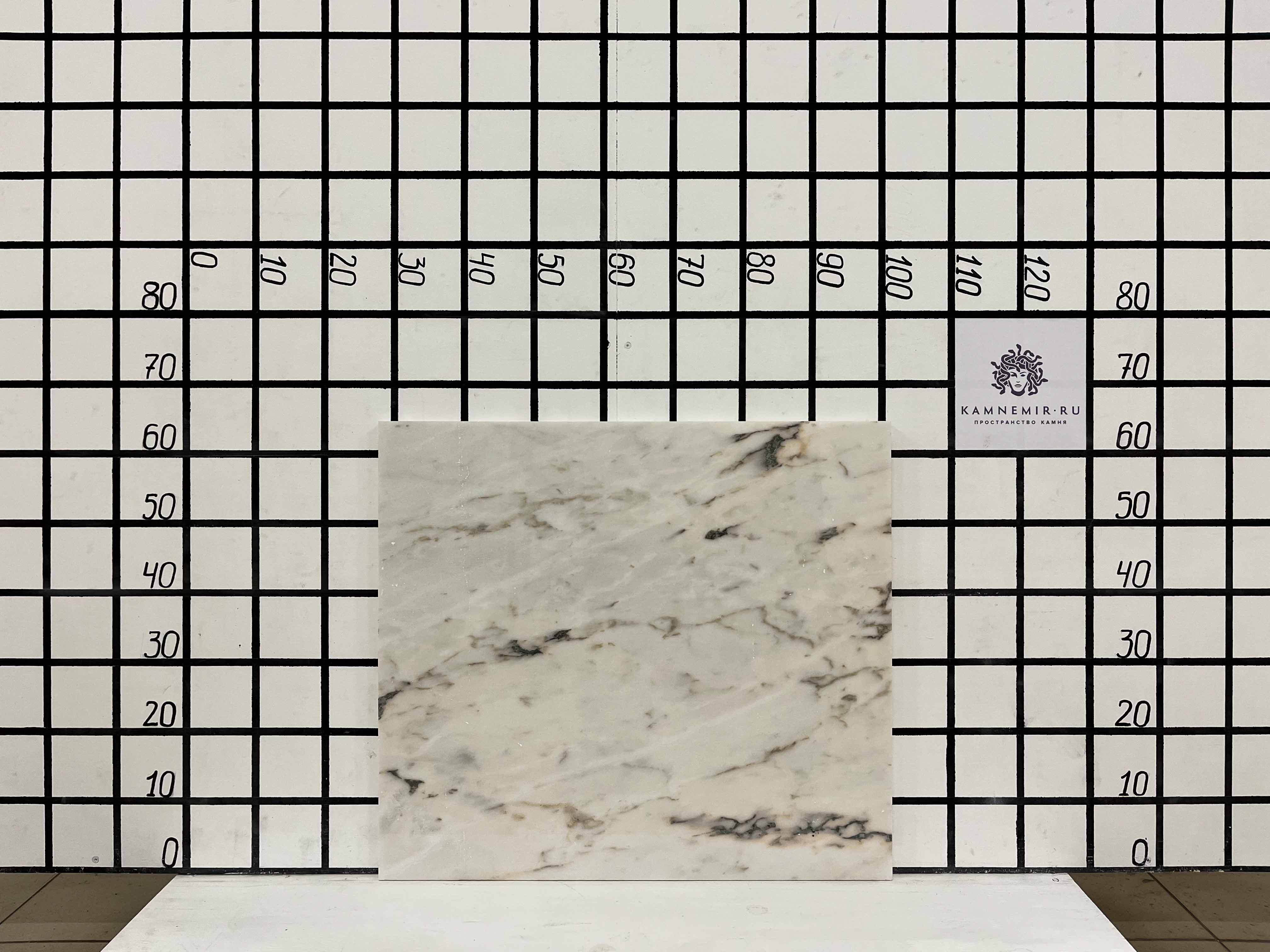 Изображение Заготовка F3200 (710х630х20 мм)/Мрамор Bianco Lasa Vena Oro/Белый/Полировка