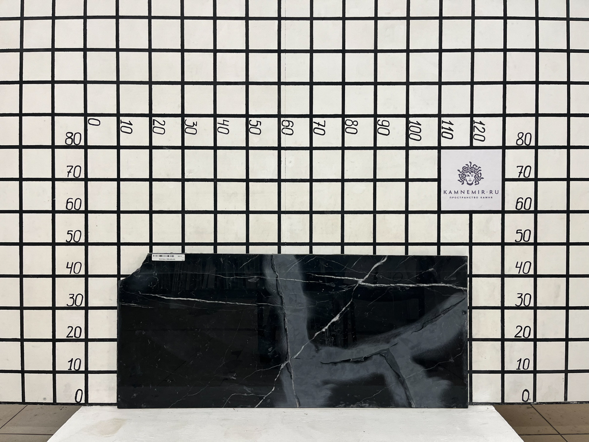 Изображение Заготовка  (990х460х20 мм)/Мрамор Nero Marquina/Черный/Пиленый
