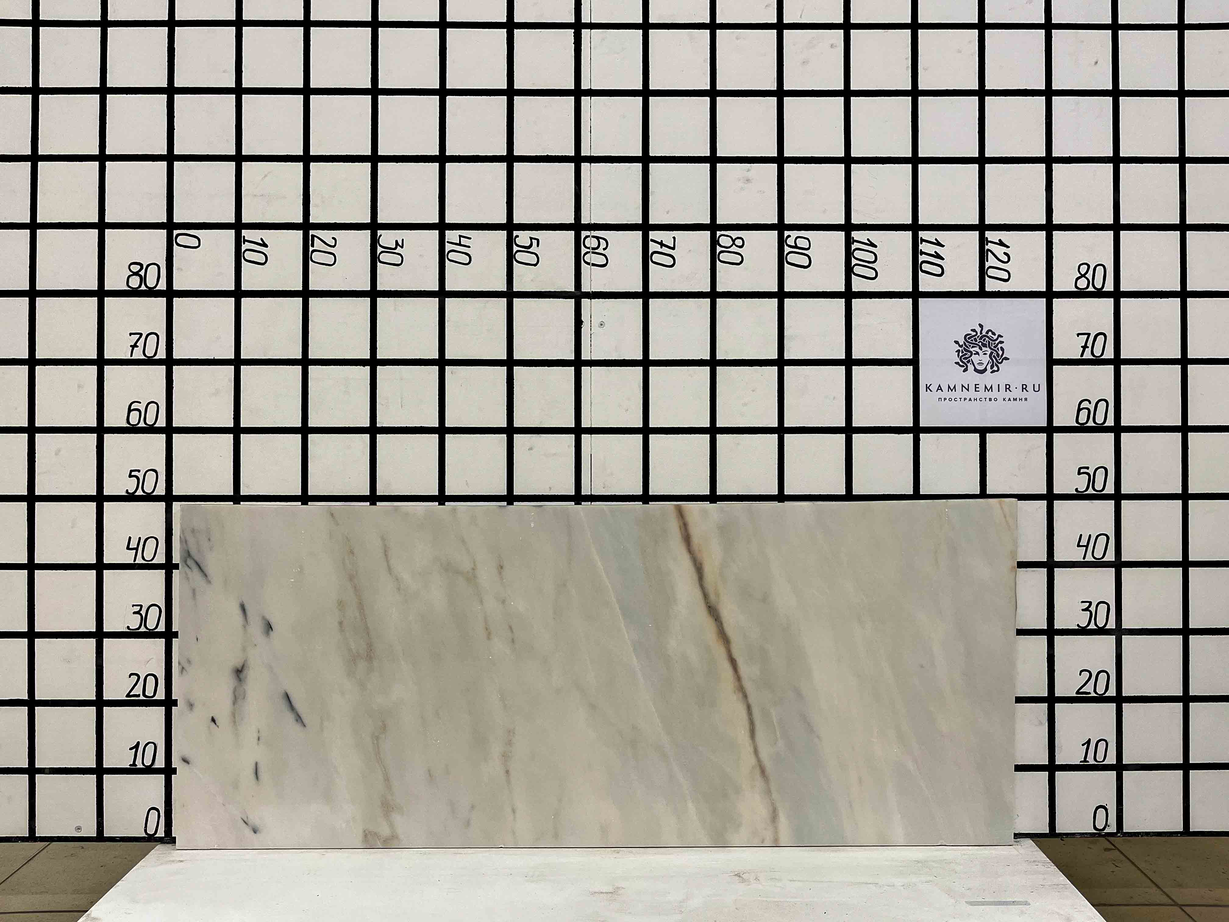 Изображение Заготовка F2484 (1200х480х20 мм)/Мрамор Bianco Lasa Vena Oro/Белый/Полировка