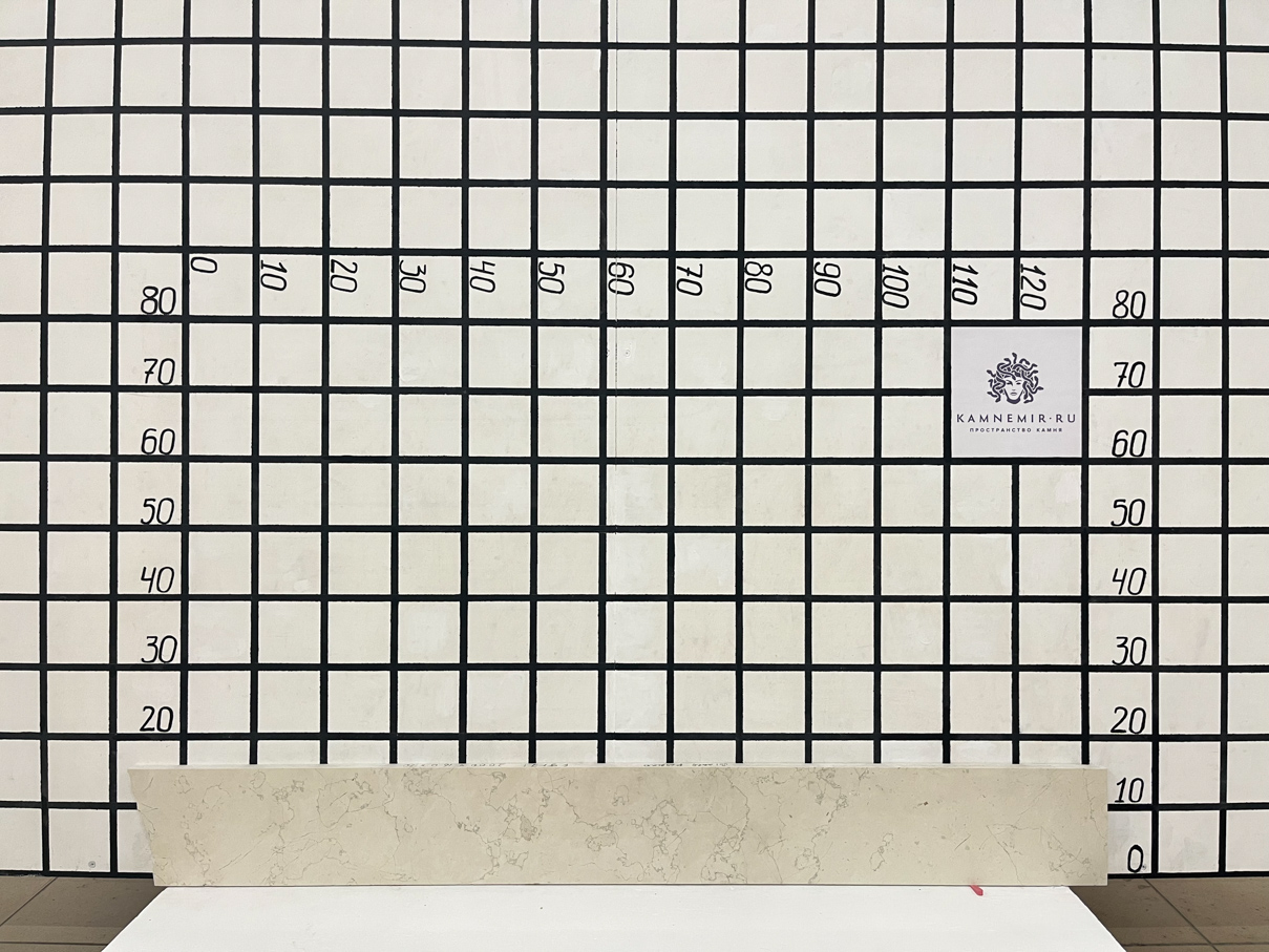 Изображение Заготовка  (1330х160х20 мм)/Мрамор Bianco Perlino/Белый/Полировка