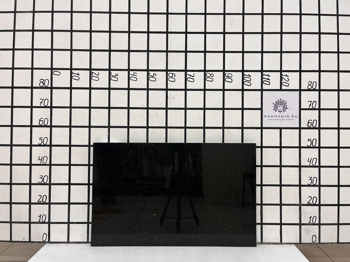 Изображение Заготовка F3961 (830х520х30 мм)/Гранит Black Galaxy/Черный/Полировка