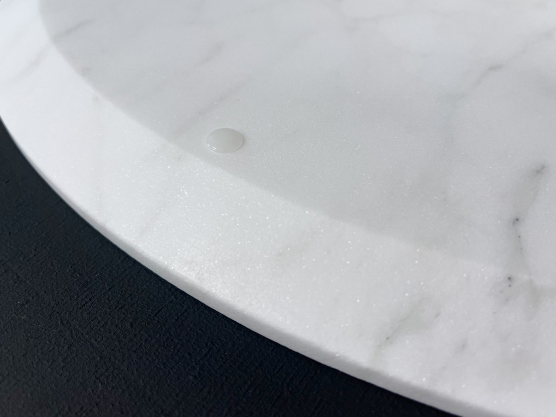 Столешница 5.2 (405х270х20 мм)/Мрамор Calacatta/Белый/Антик - изображение 4