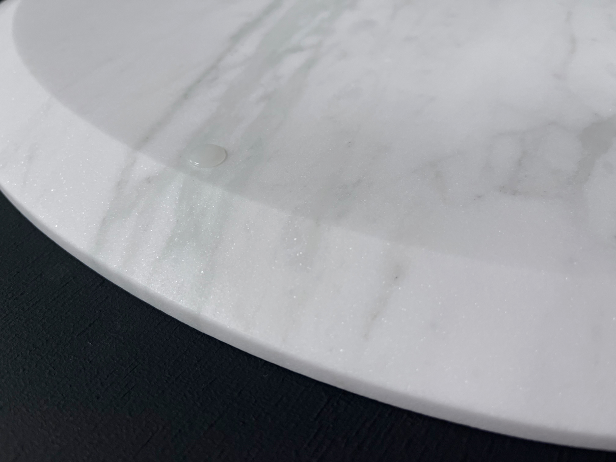 Столешница 5.3 (405х270х20 мм)/Мрамор Calacatta/Белый/Антик - изображение 4