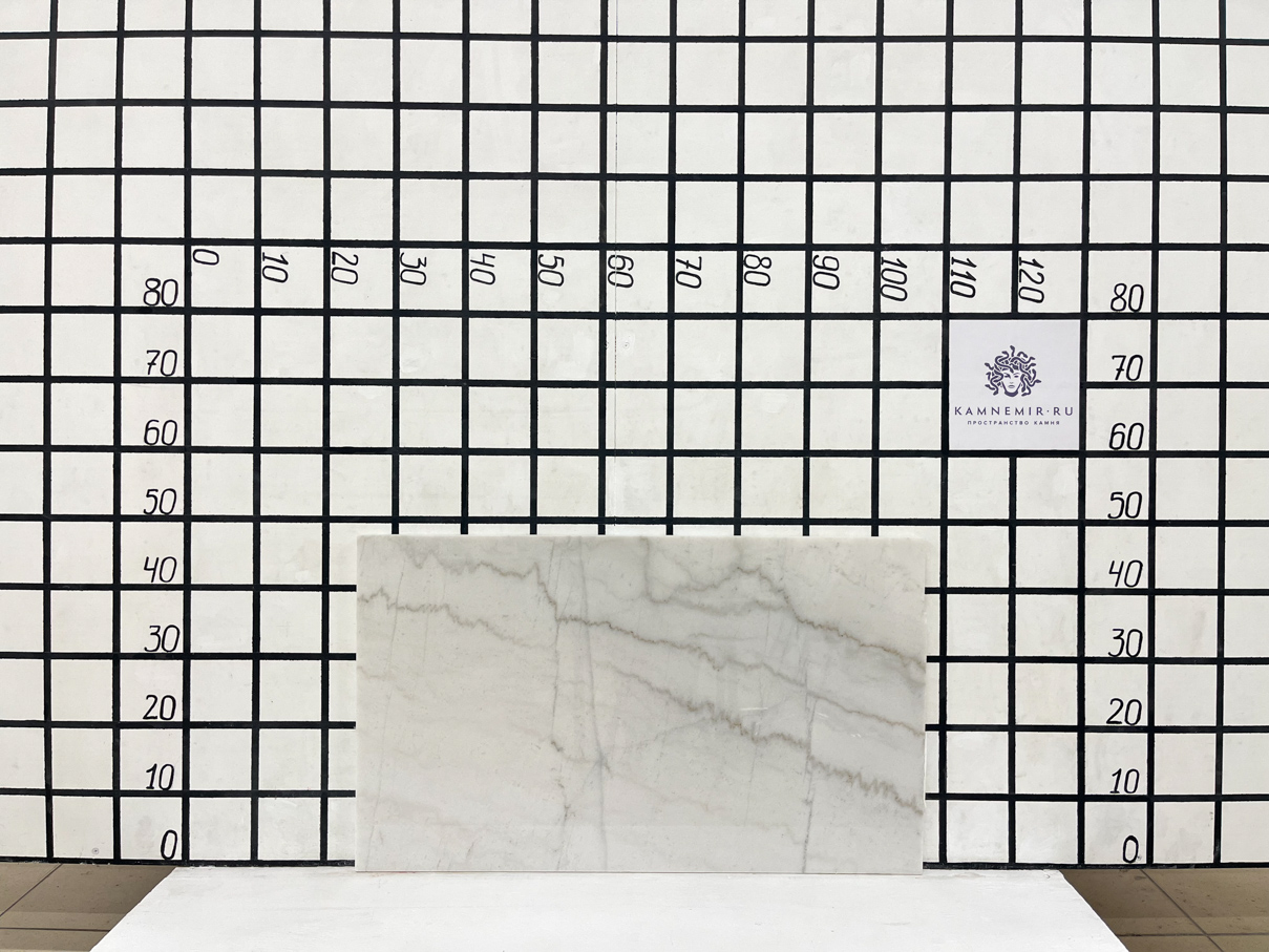 Изображение Заготовка  (800х460х18 мм)/Мрамор Guangxi White/Белый/Полировка