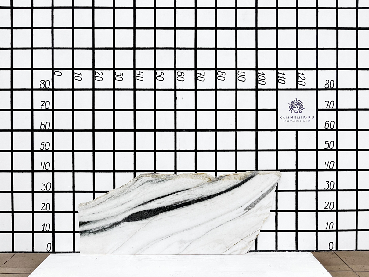 Изображение Заготовка F3357 (680х230х20 мм)/Мрамор Panda White/Черно-белый/Полировка