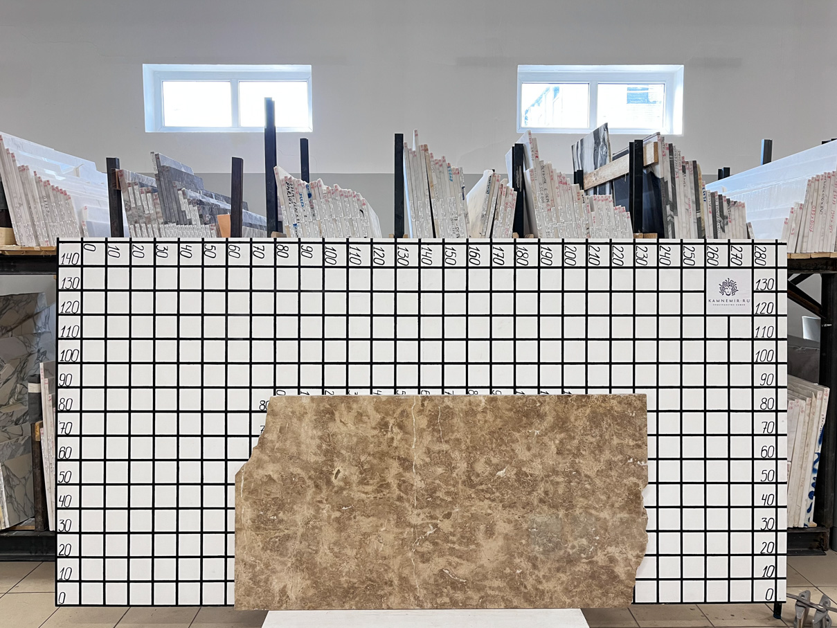 Изображение Заготовка F5356 (1450х820х30 мм)/Мрамор Emperador Light/Бежевый/Полировка