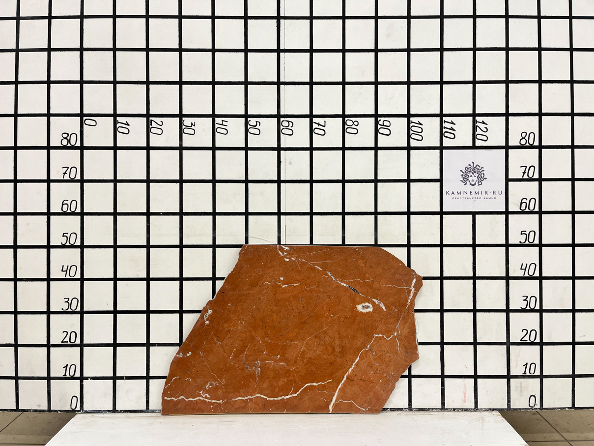 Заготовка  (400х400х20 мм)/Мрамор Rosso Alicante/Красный/Полировка - изображение 2