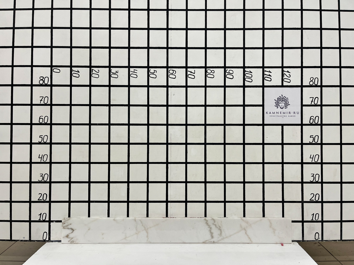 Изображение Заготовка  (1150х110х18 мм)/Мрамор Guangxi White/Белый/Полировка