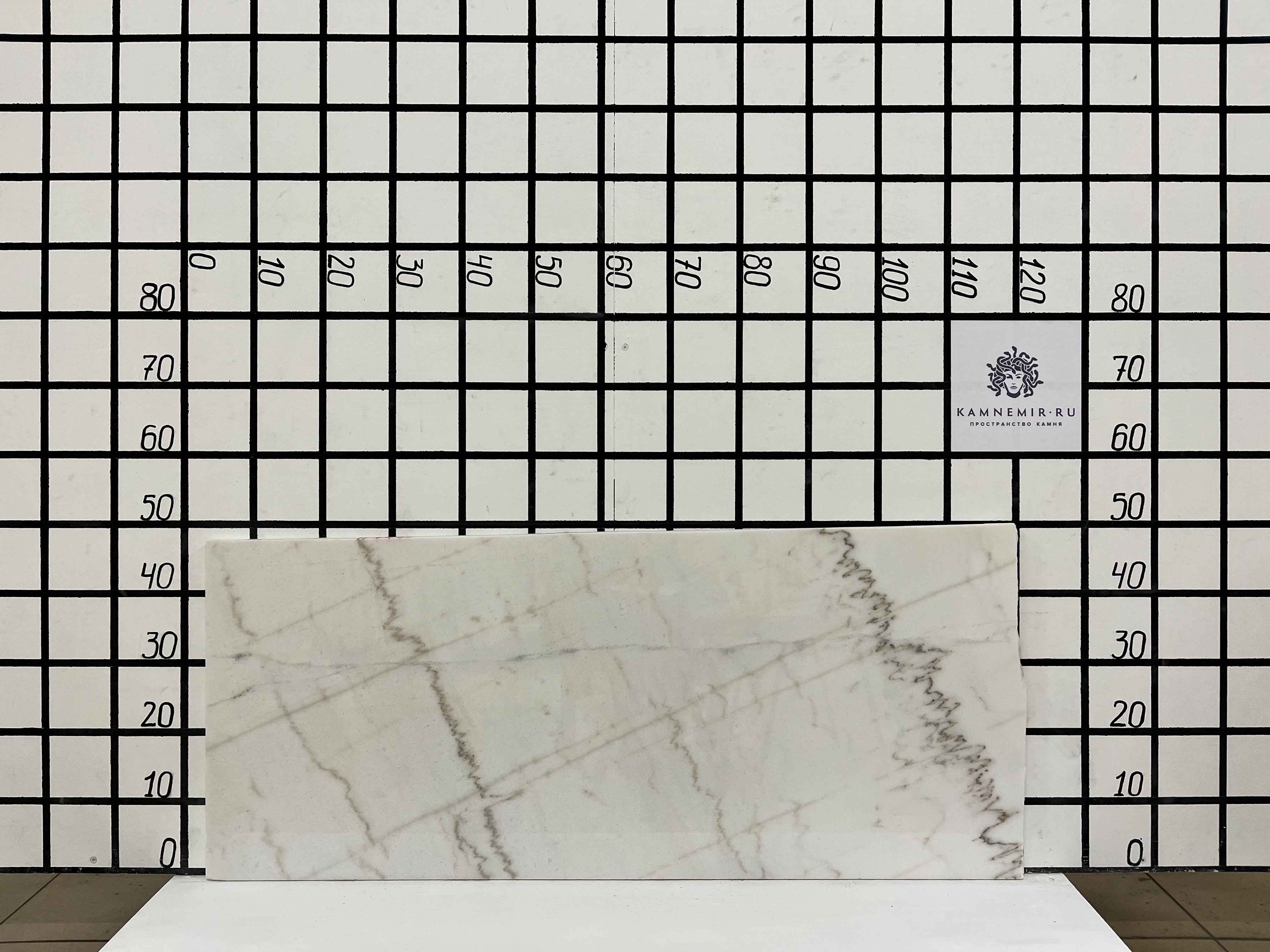 Заготовка  (1150х110х18 мм)/Мрамор Guangxi White/Белый/Полировка - изображение 2