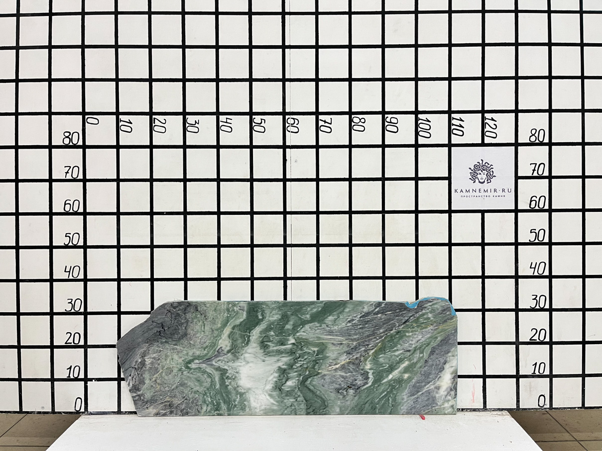 Изображение Заготовка F5875 (820х300х20 мм)/Мрамор Green Tornado/Зеленый/Полировка