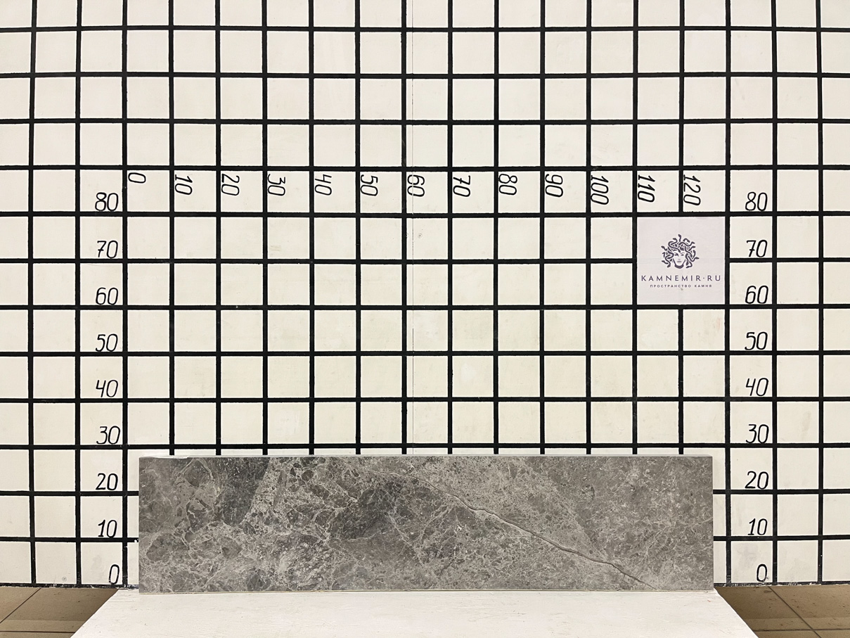 Изображение Заготовка  (1210х260х20 мм)/Мрамор Tundra Grey/Серый/Полировка