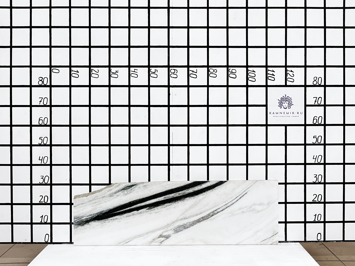 Изображение Заготовка F3358 (810х300х20 мм)/Мрамор Panda White/Черно-белый/Полировка