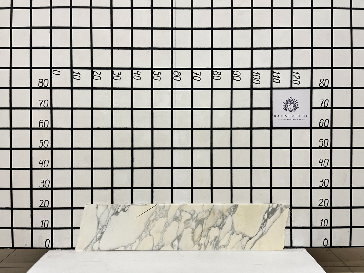 Изображение Заготовка  (600х200х20 мм)/Мрамор Calacatta/Белый/Антик