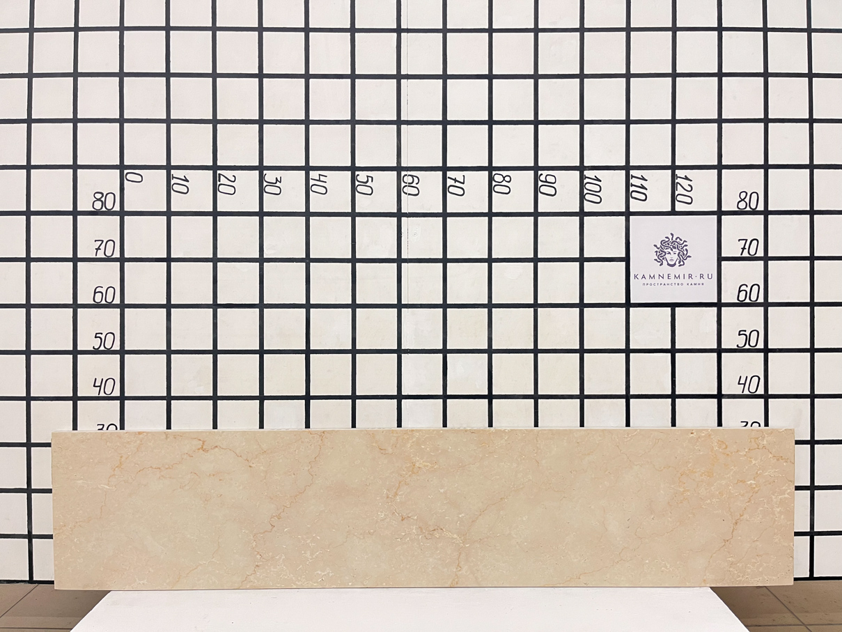 Изображение Заготовка  (1570х330х20 мм)/Мрамор Botticino Classico/Бежевый/Полировка