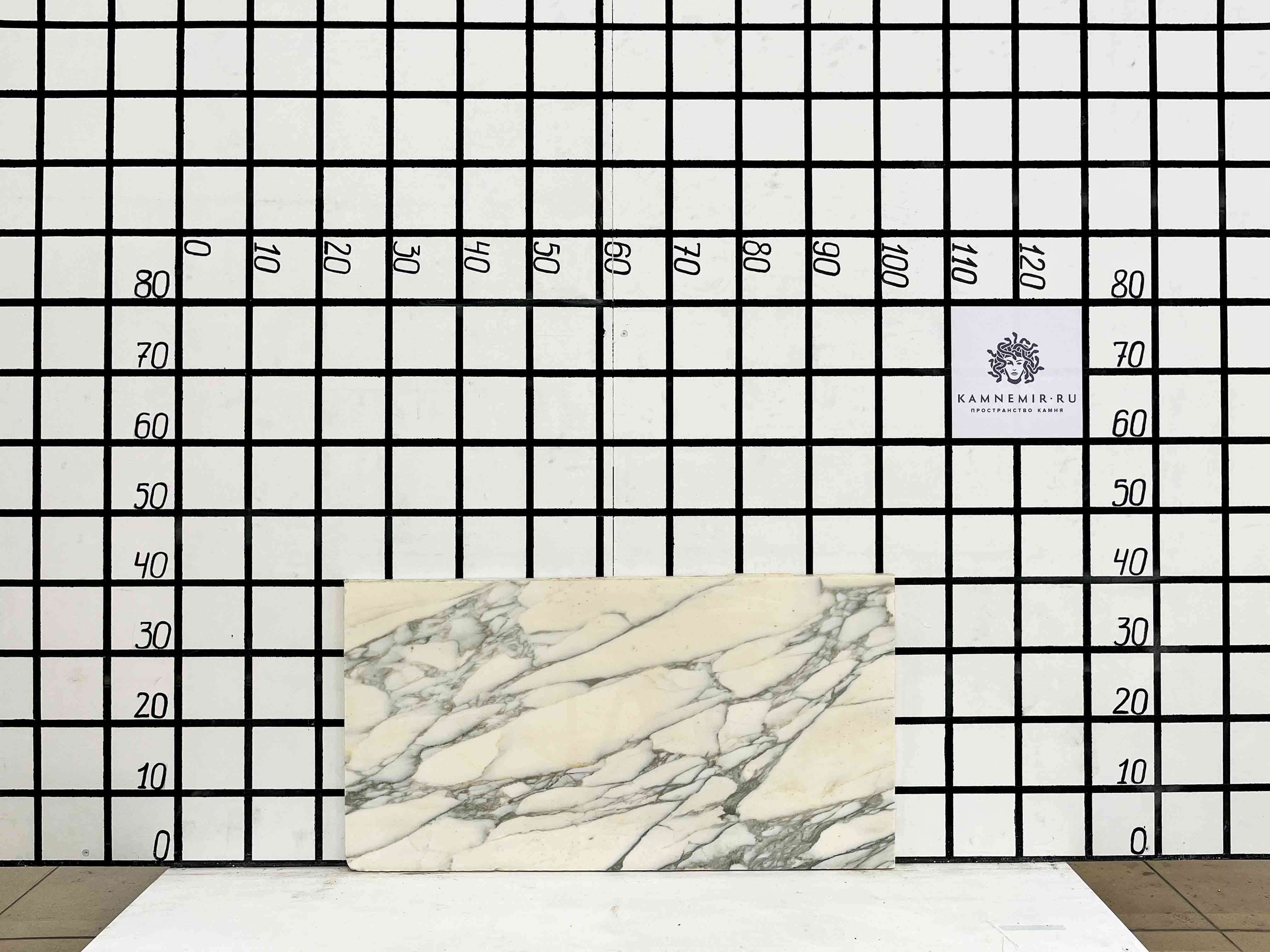 Изображение Заготовка F2458 (750х390х20 мм)/Мрамор Calacatta/Белый/Полировка