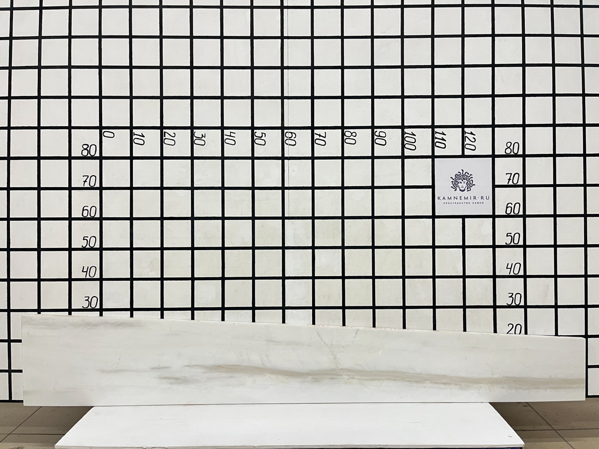 Изображение Заготовка  (1570х180х20 мм)/Мрамор Bianco Lasa Venato/Белый/Полировка