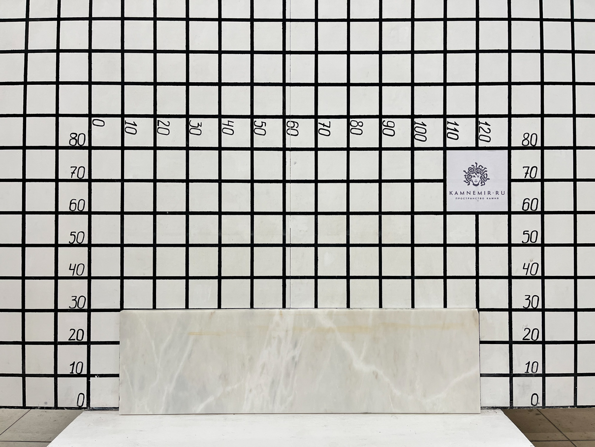 Изображение Заготовка  (1070х300х30 мм)/Мрамор Bianco Lasa Vena Oro/Белый/Полировка