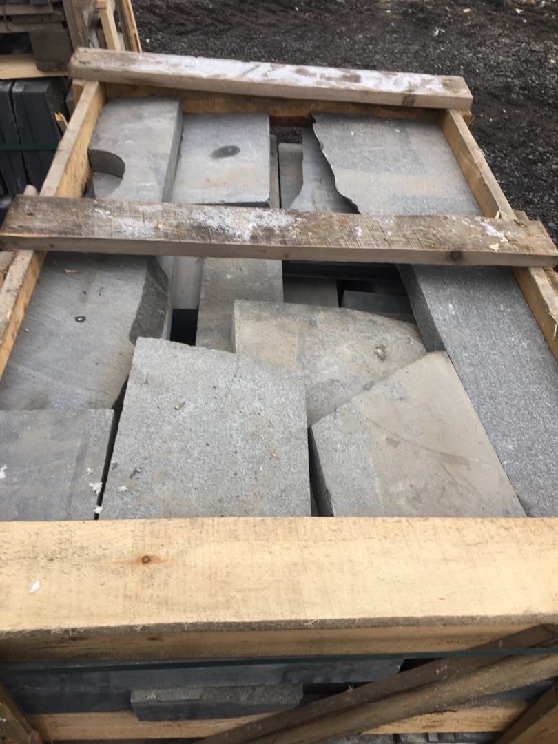 Остатки (не мерные) D9030 толщ 60-100мм (1х1х60 мм)/Гранит Габбро/Черный/Термообработка - изображение 4