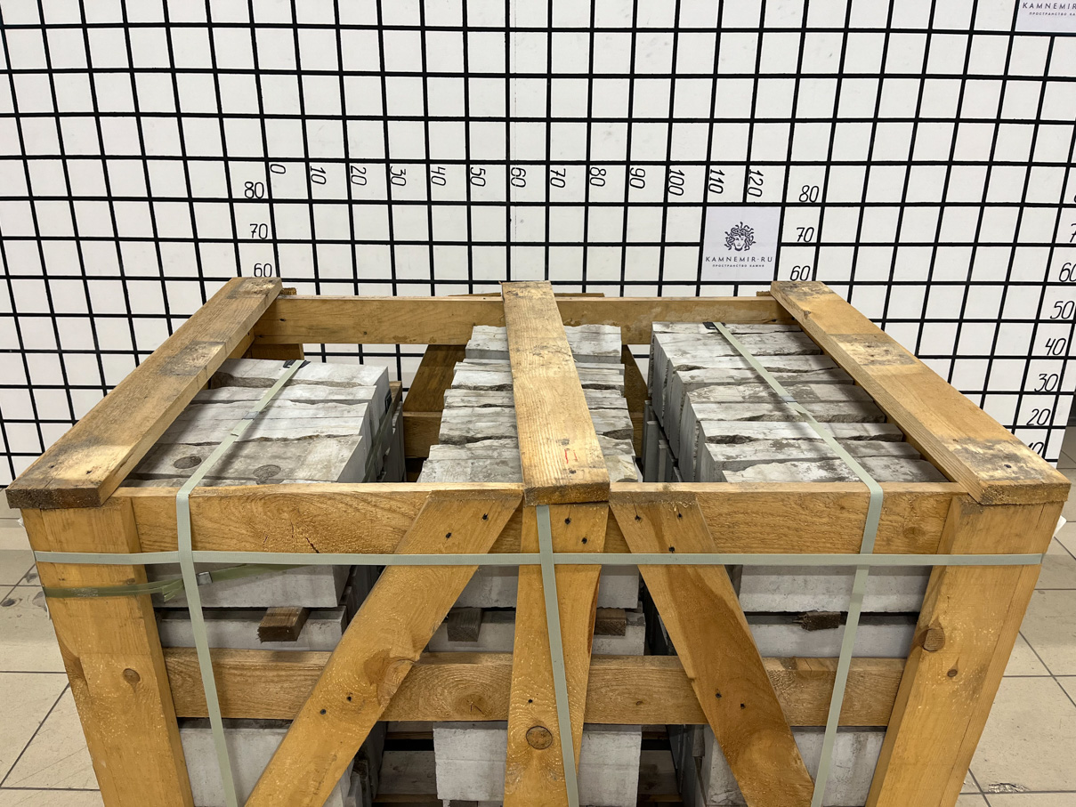 Плитка D9048 (300х150х40 мм)/Известняк Jura Grey/Серый/Скала, Натуральный скол - изображение 3