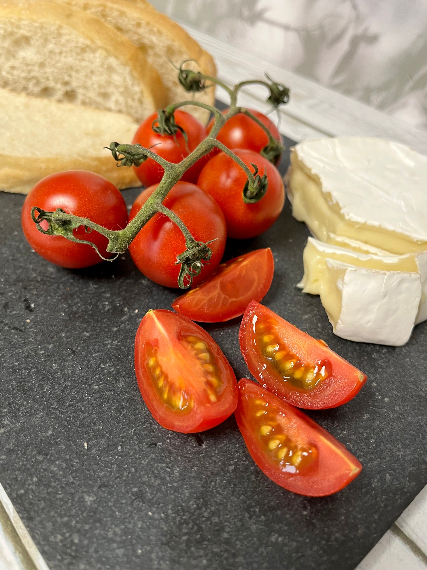 СПK Подставка "Поднос" (300х200х10 мм)/Гранит Габбро/Черный/Антик - изображение 3