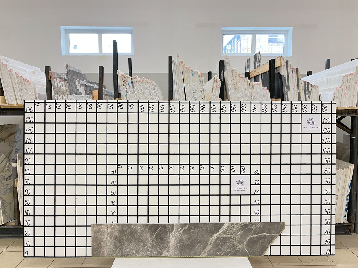 Изображение Заготовка F5333 (1600х300х20 мм)/Мрамор Fior di Bosco/Серый/Полировка