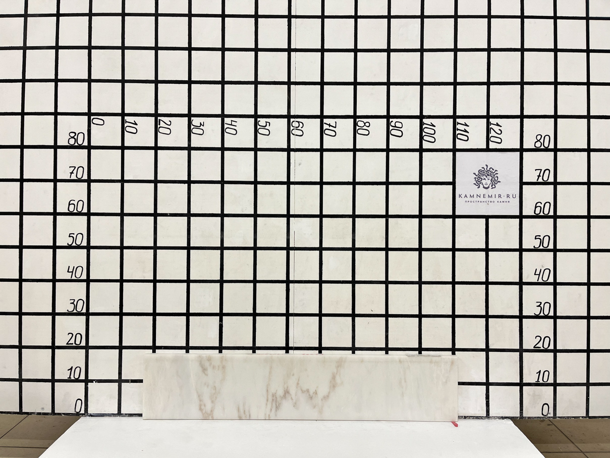 Изображение Заготовка  (900х170х20 мм)/Мрамор Bianco Lasa Vena Oro/Белый/Антик