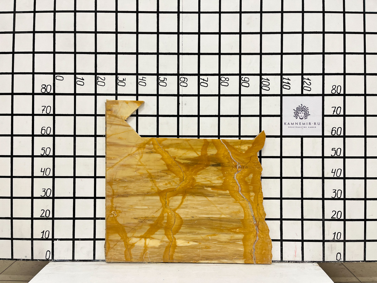 Изображение Заготовка F5880 (700х560х20 мм)/Мрамор Giallo Siena/Желтый/Полировка