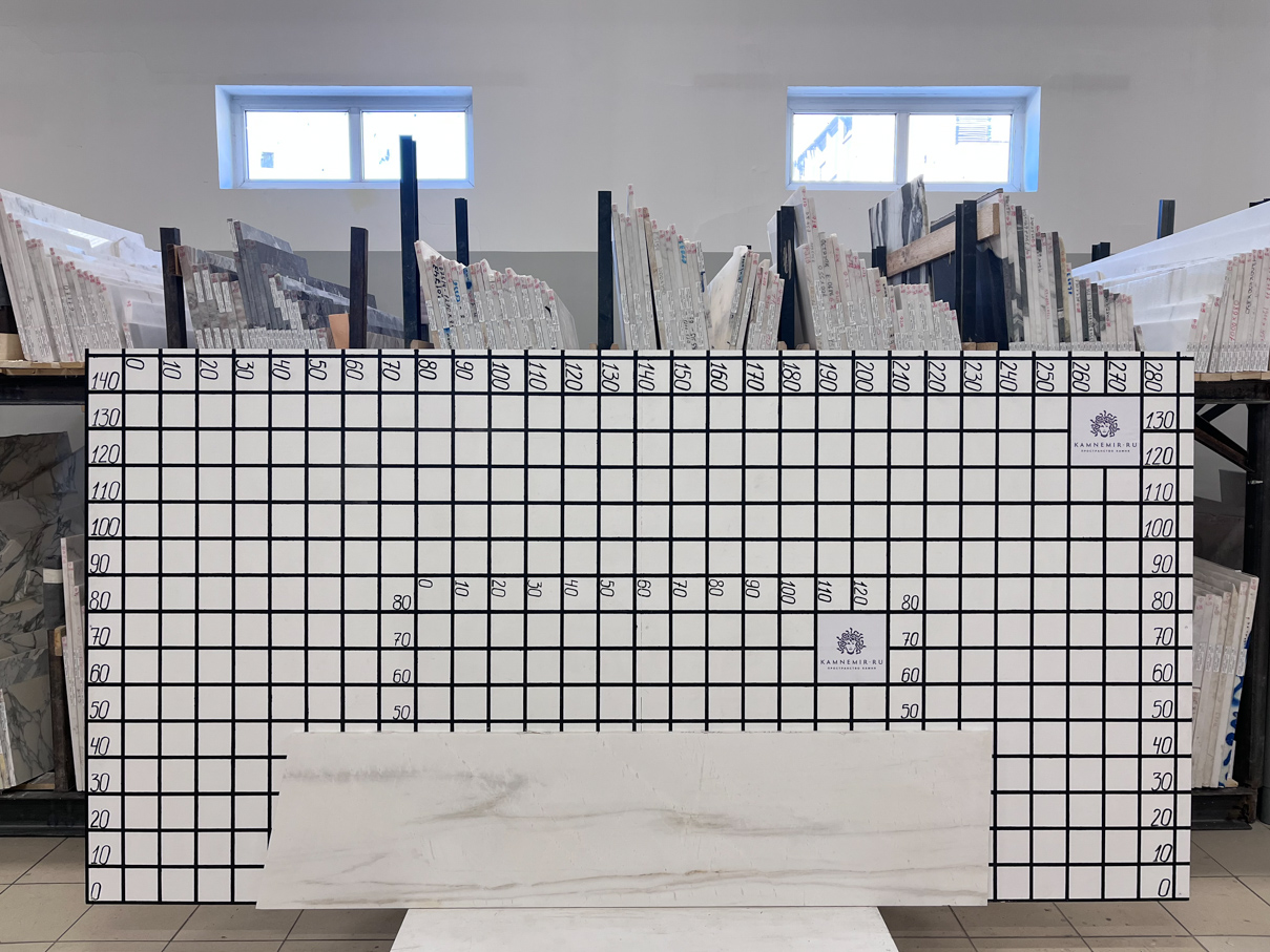 Изображение Заготовка F5359 (1870х470х20 мм)/Мрамор Bianco Lasa Venato/Белый/Полировка