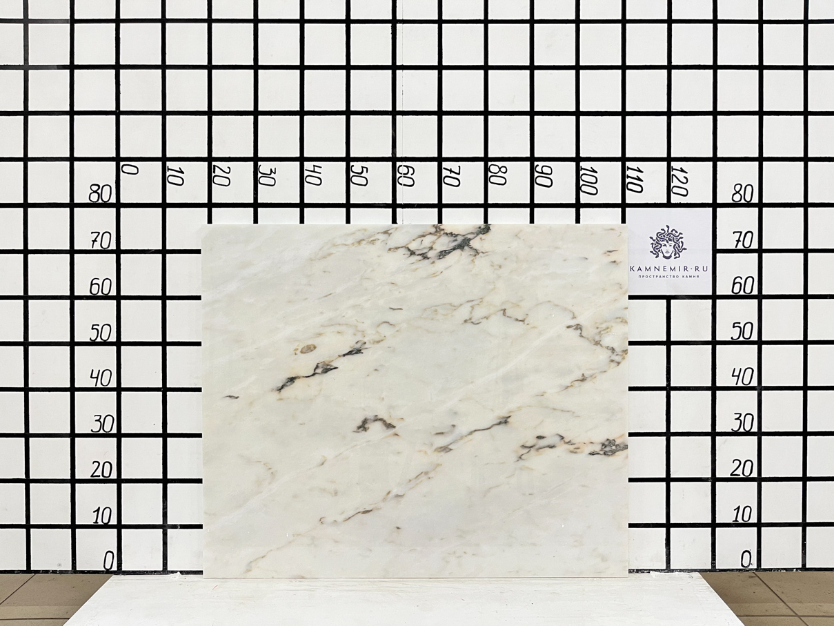 Изображение Заготовка F5322 (900х750х20 мм)/Мрамор Bianco Lasa Vena Oro/Белый/Полировка