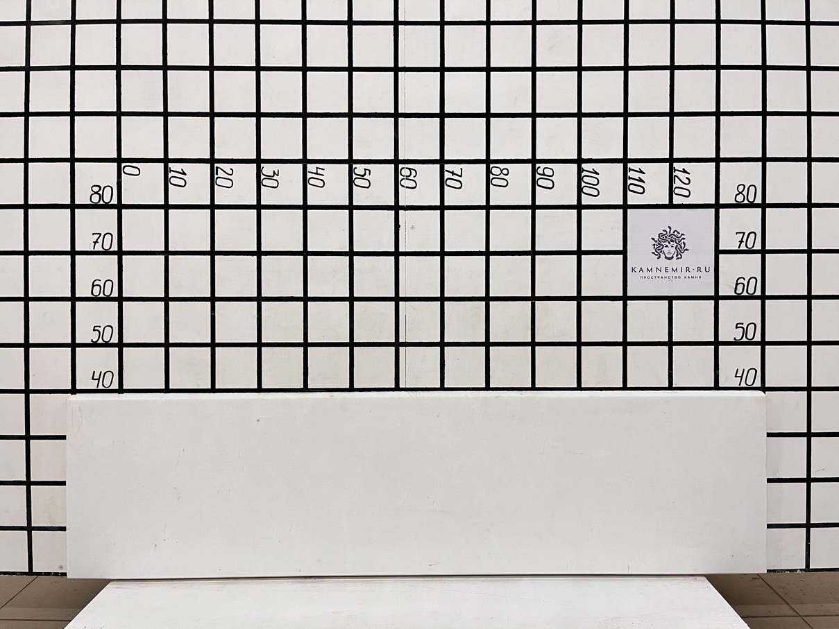 Изображение Заготовка F4834 (1500х380х20 мм)/Мрамор Thassos/Белый/Антик