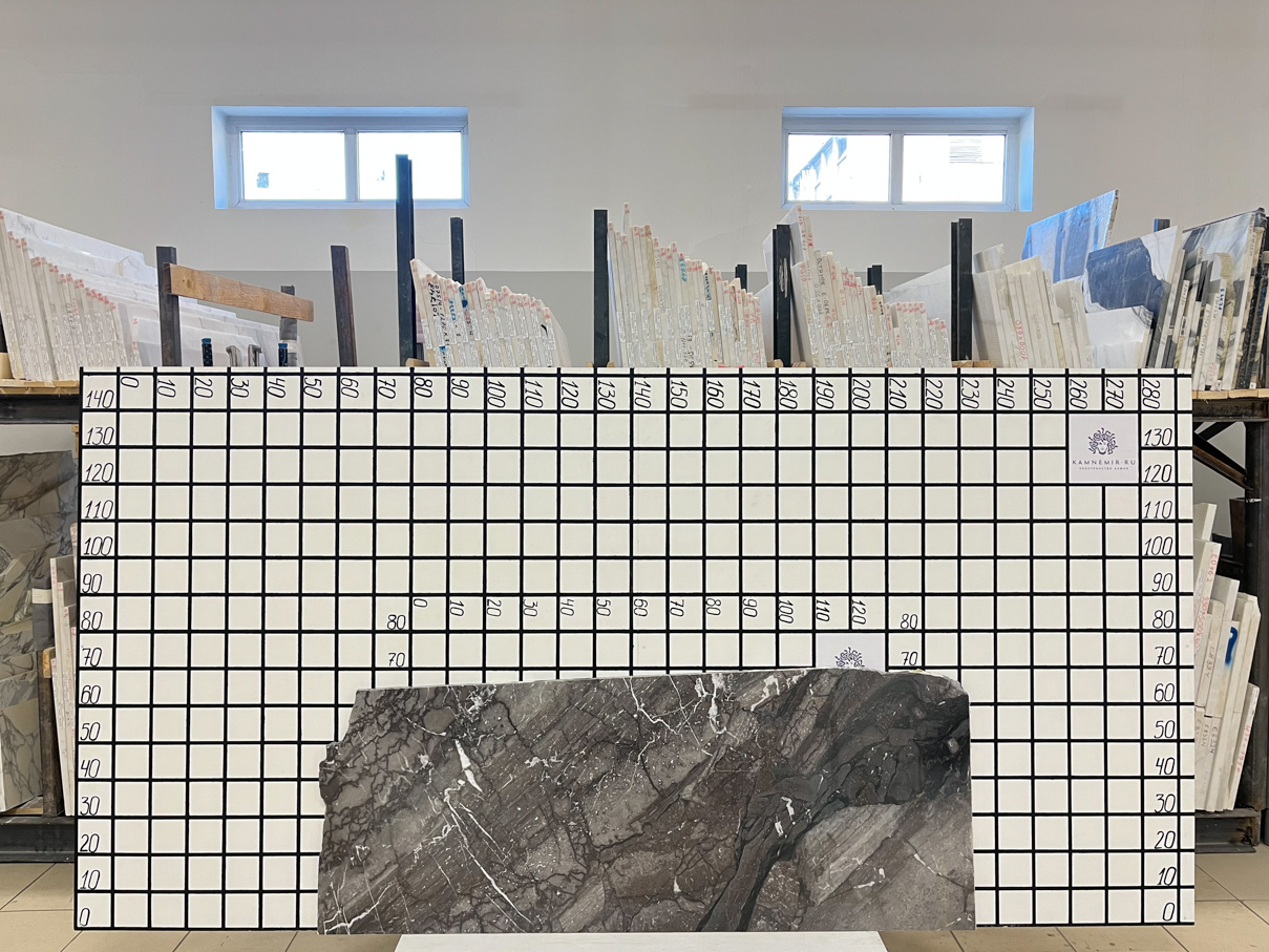 Изображение Заготовка F3314 (1640х630х20 мм)/Мрамор Arabescato Gridjio/Серый/Полировка