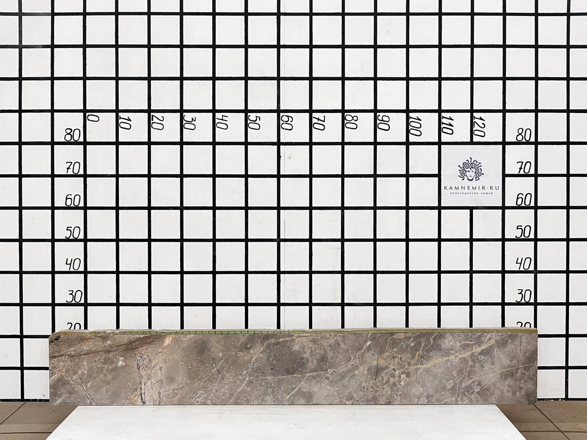 Изображение Заготовка F5349 (1490х190х20 мм)/Мрамор Fior di Bosco/Серый/Полировка