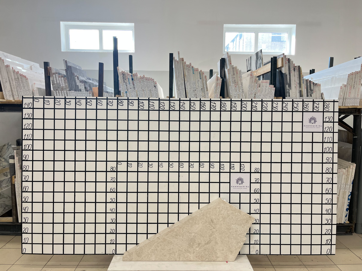 Изображение Заготовка неправильной формы F4992 (600х300х30 мм)/Мрамор Venezia Delicato/Бежевый/Антик