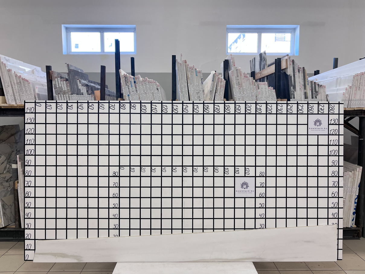 Изображение Заготовка F5360 (2800х190х20 мм)/Мрамор Bianco Lasa Venato/Белый/Полировка