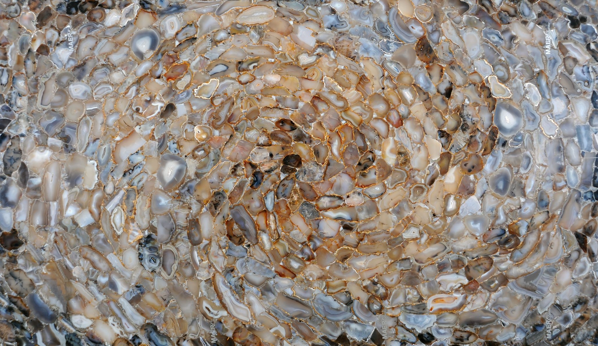 Agate Rubane Tornado Gold