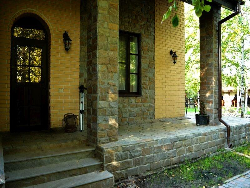 Отделка фасада камнем Отделка фасада камнем